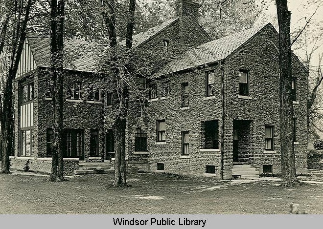 Historical photo of The Windsor Public Library