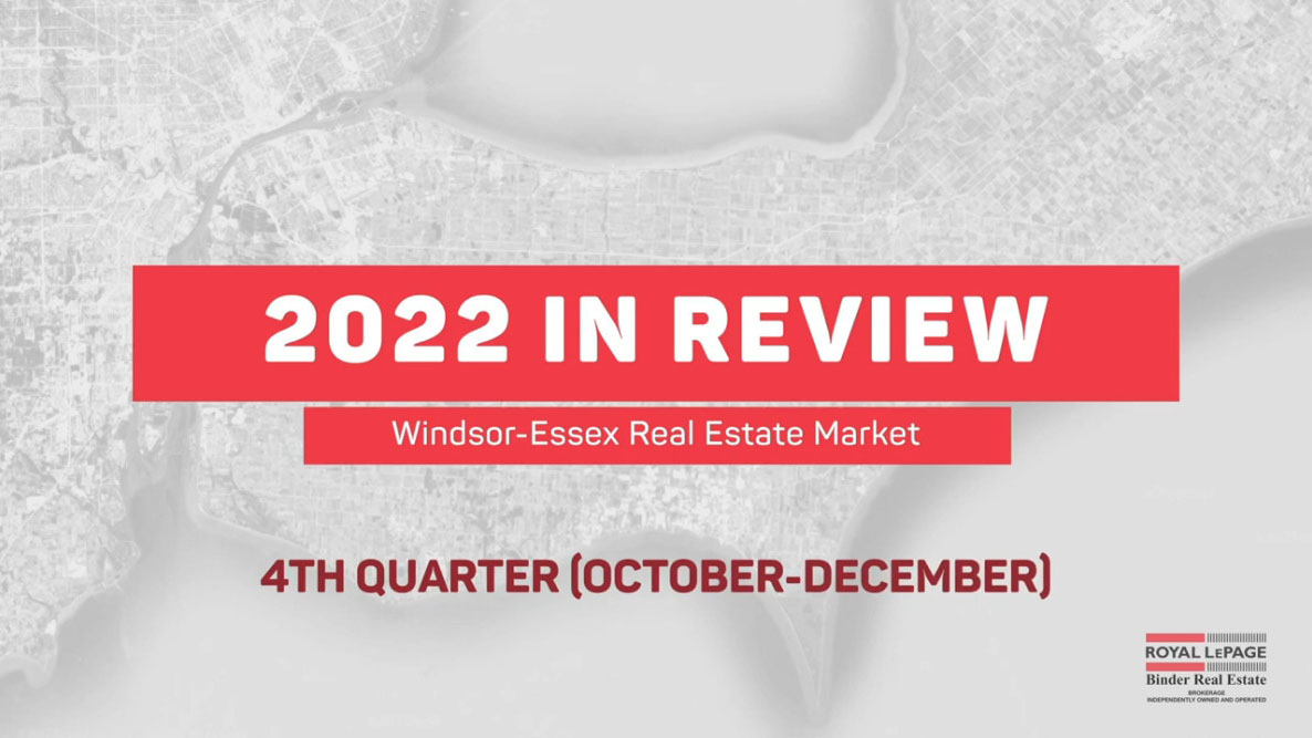 Q4 2022 Windsor-Essex Real Estate Statistics