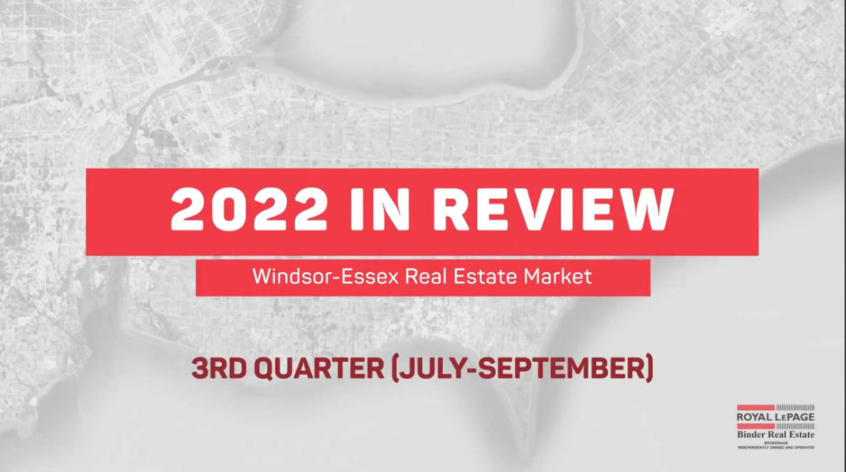 Q3 2022 Windsor-Essex Real Estate Stats